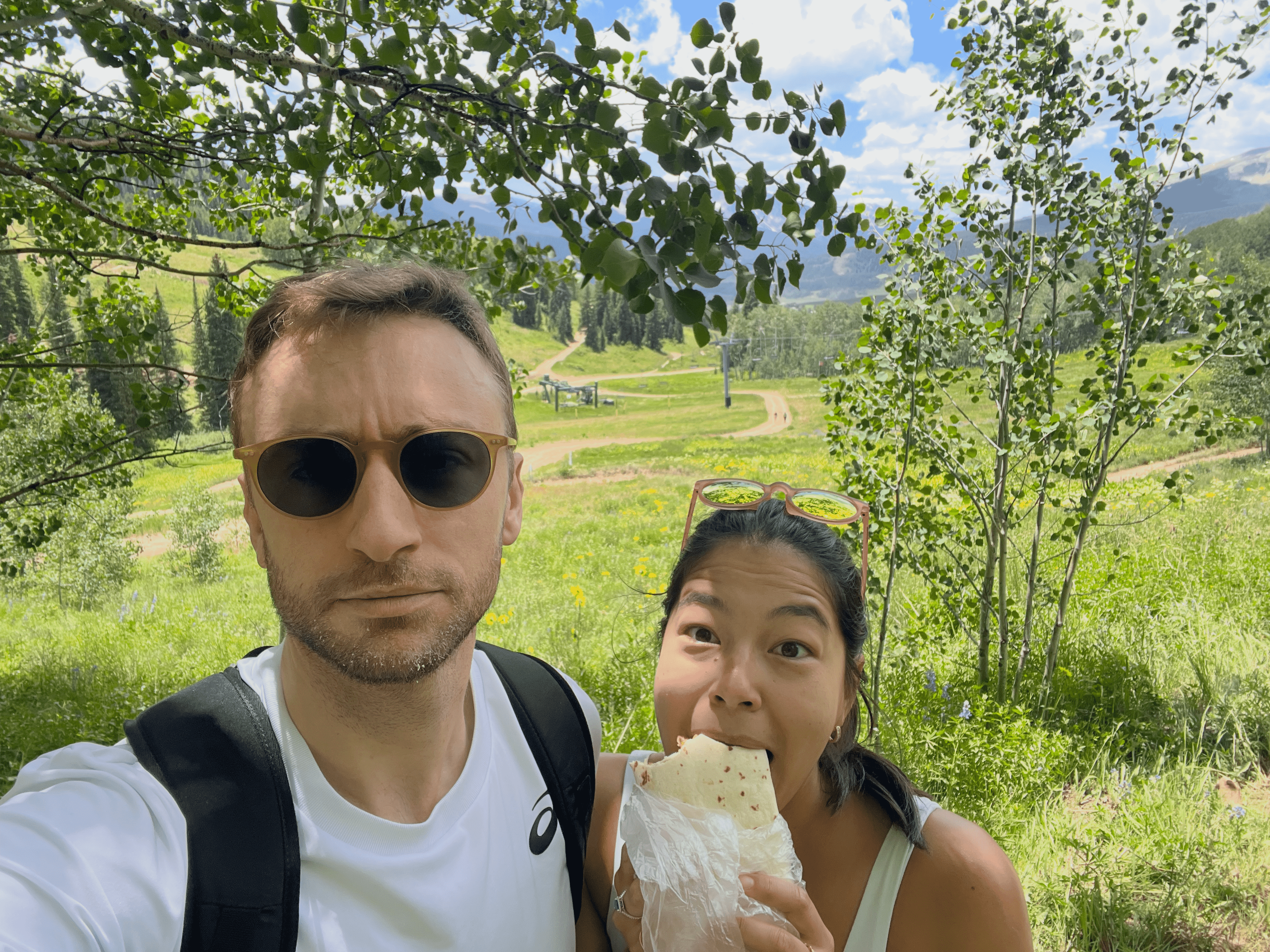 A burrito in Crested Butte